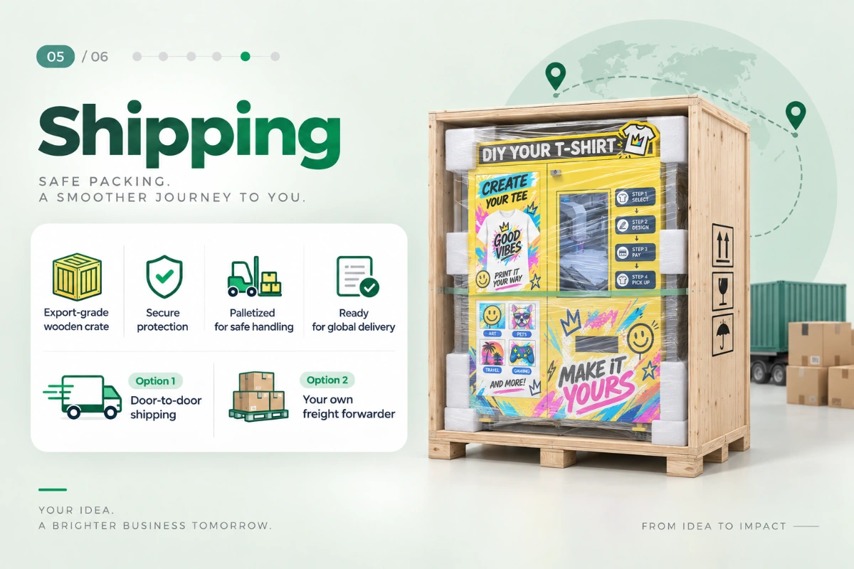 Shipping — T-Shirt Printing Kiosk