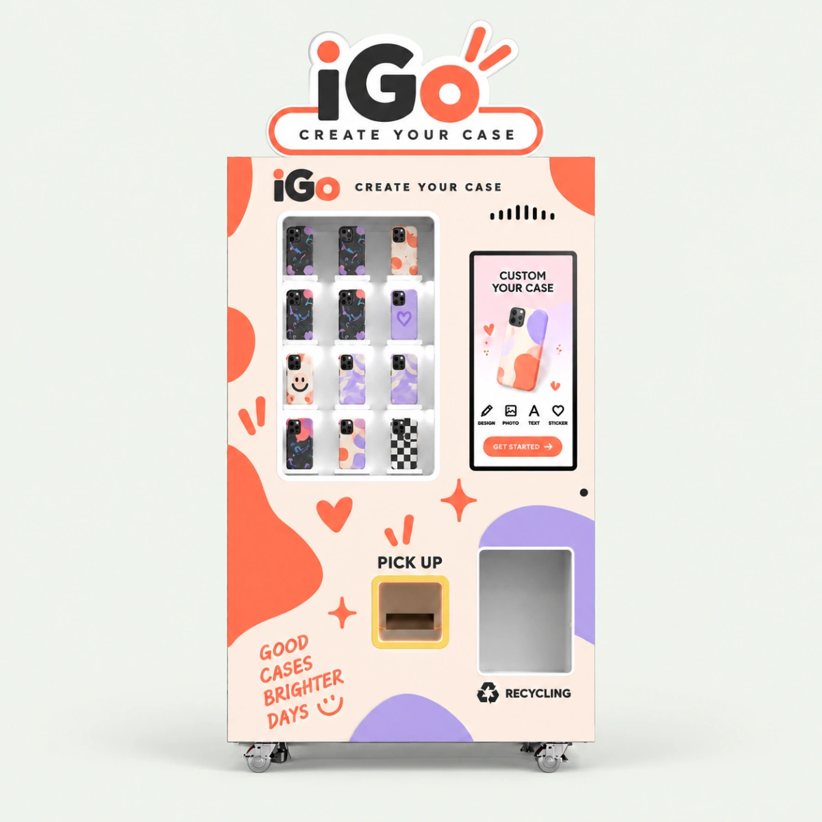 Phone Case Customization Kiosk — supplied product image