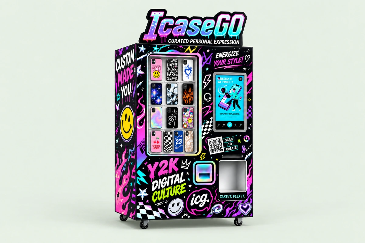 Customized exterior example — Phone Case Customization Kiosk