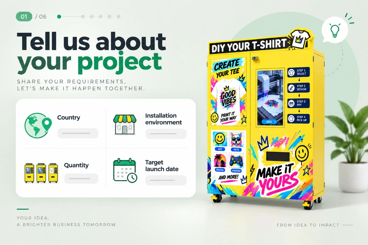 Tell us about your project — T-Shirt Printing Kiosk