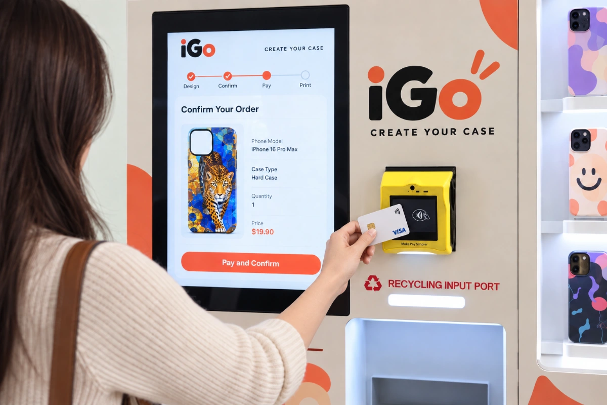 Place Your Order — Phone Case Customization Kiosk
