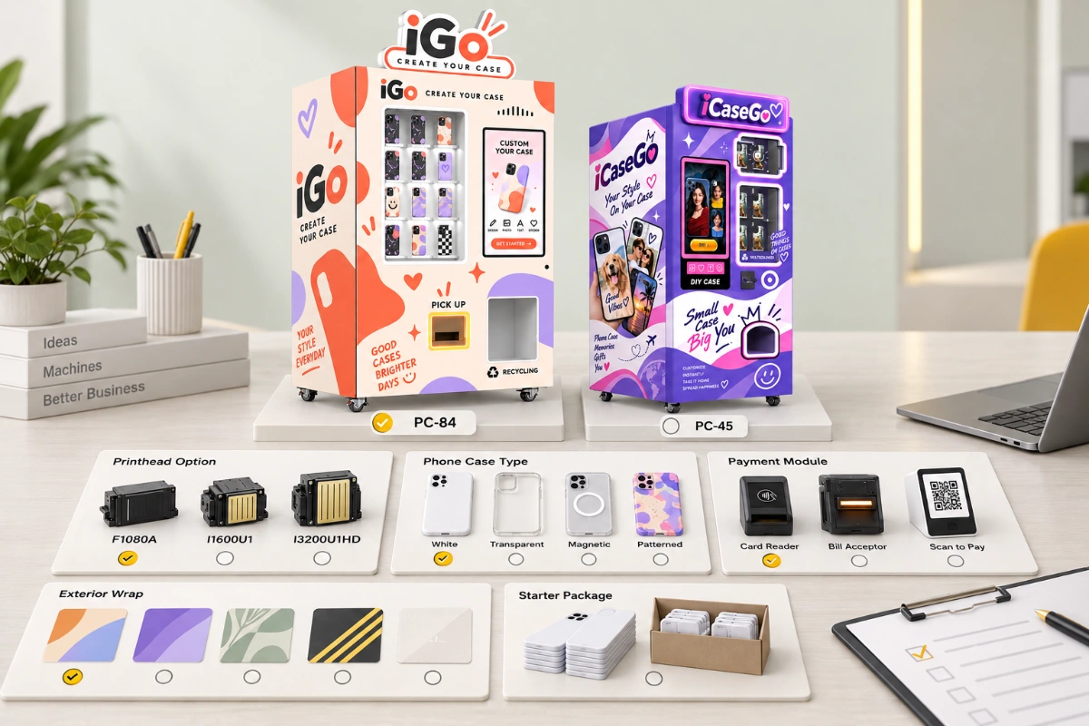 Choose your print configuration — Phone Case Customization Kiosk