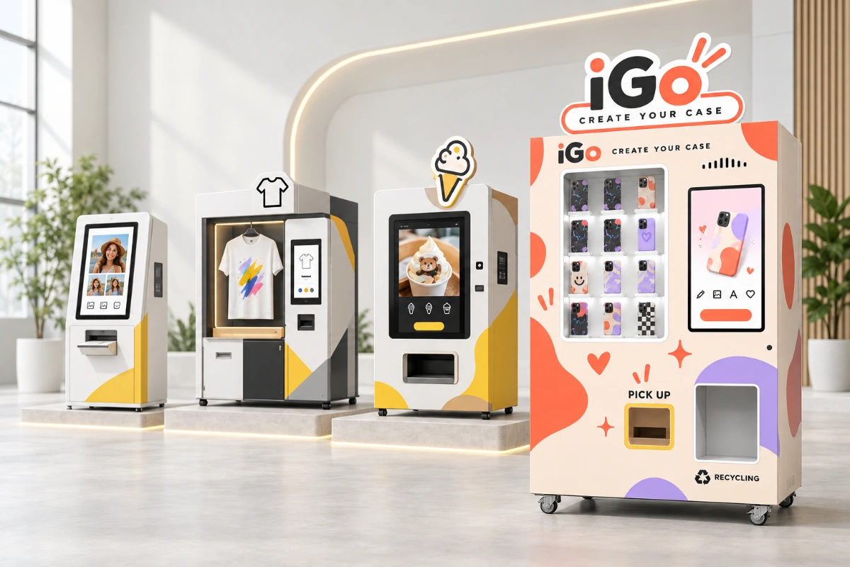 Experience Across Self-Service Printing — Phone Case Customization Kiosk