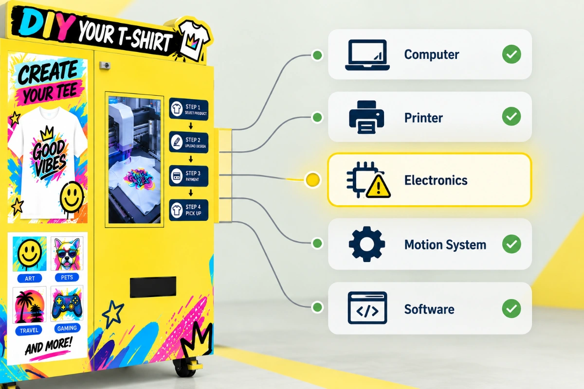 Automatic fault localization — T-Shirt Printing Kiosk
