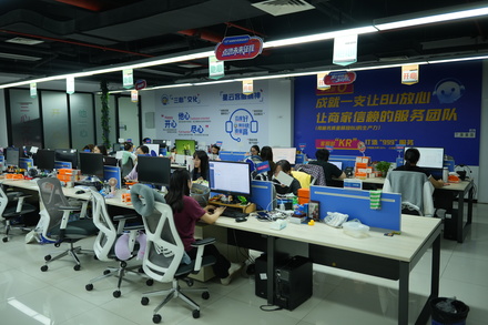 Support team at work