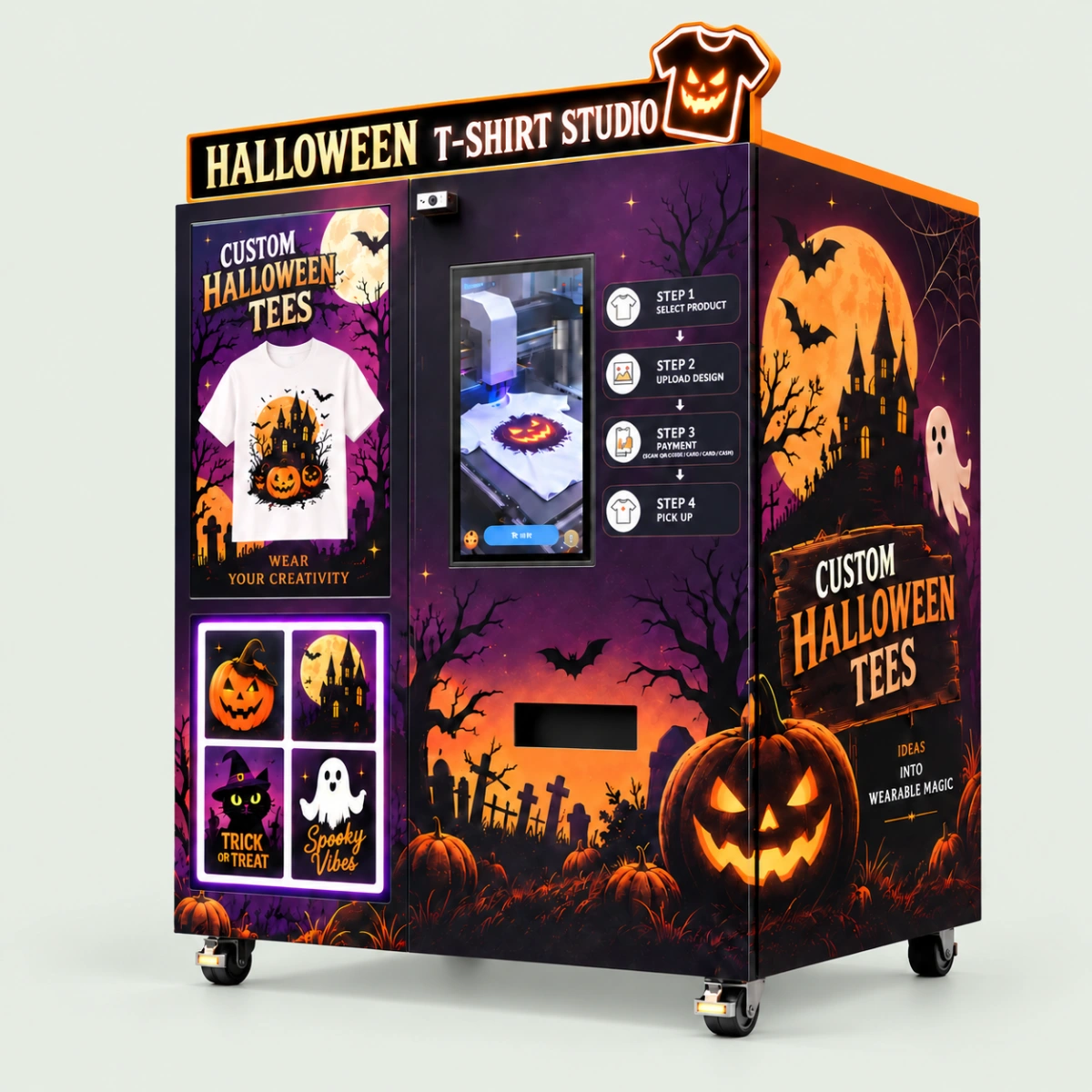 Halloween exterior customization example