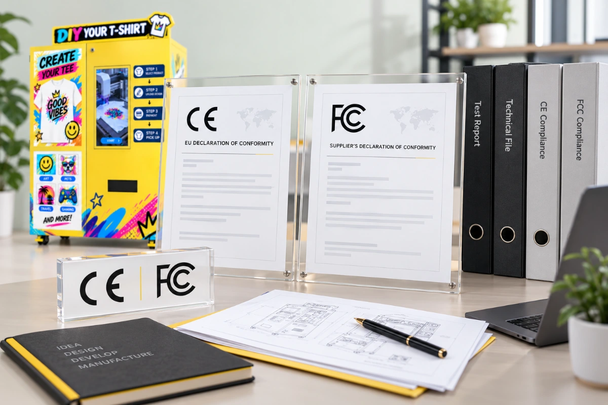 CE & FCC — T-Shirt Printing Kiosk