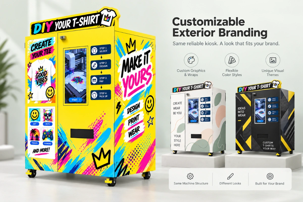 Exterior Branding — T-Shirt Printing Kiosk