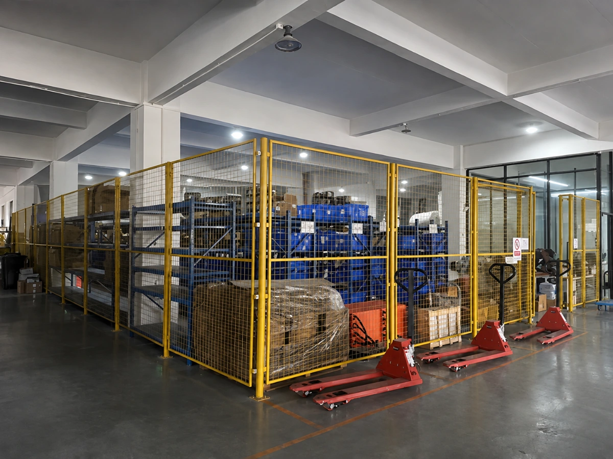 Supplied factory interior