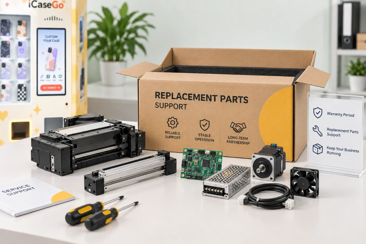 Parts replacement — Phone Case Customization Kiosk