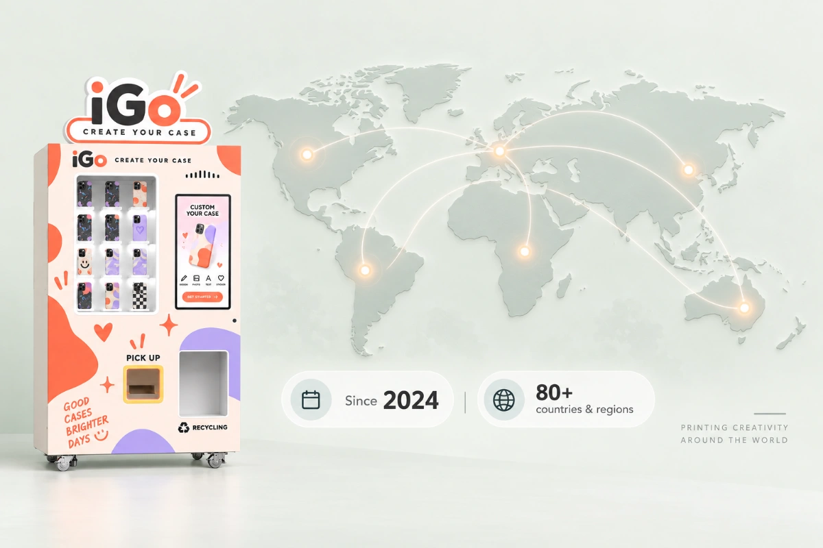International Deployment Since 2024 — Phone Case Customization Kiosk