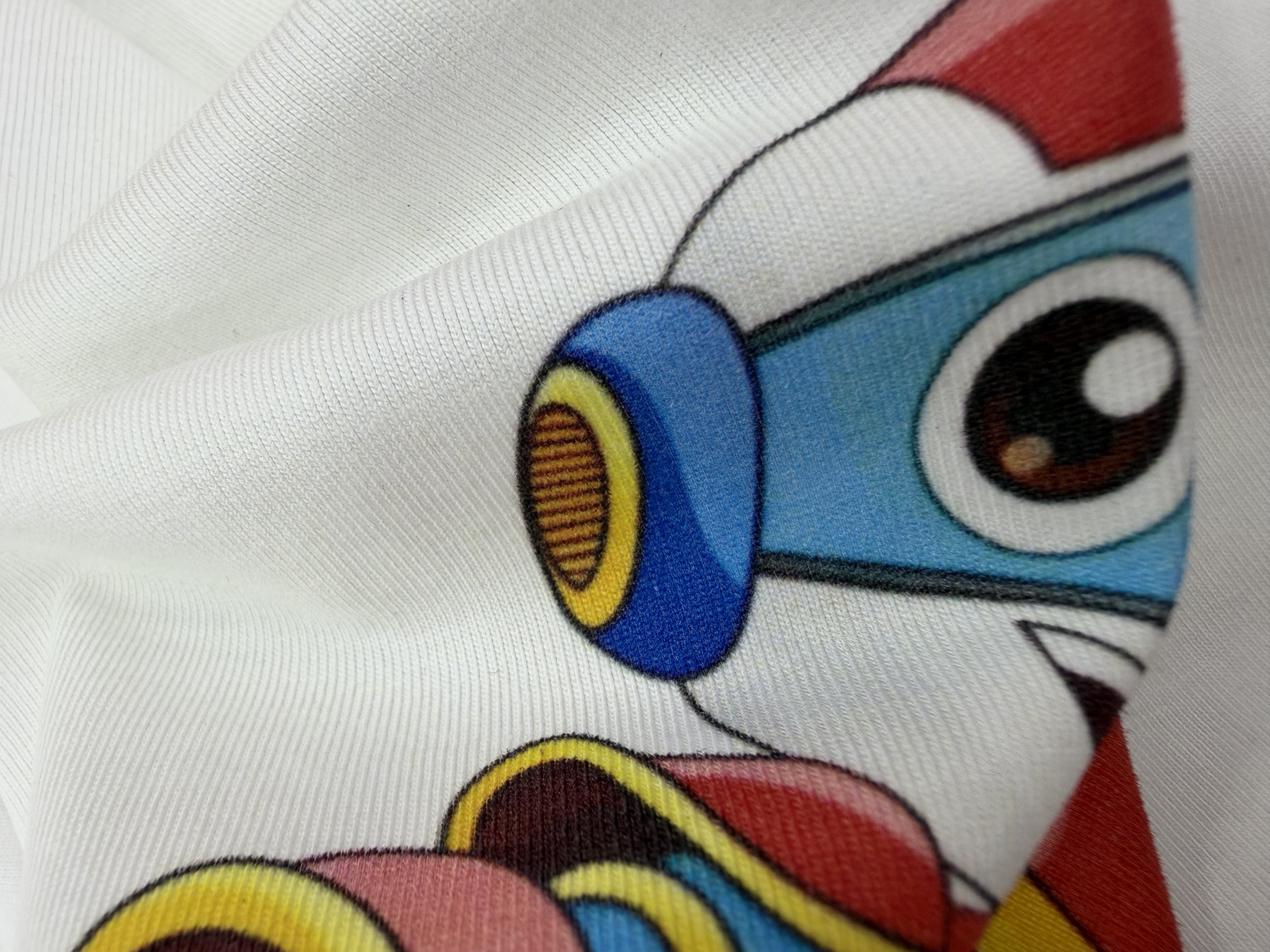 Supplied fabric and print detail